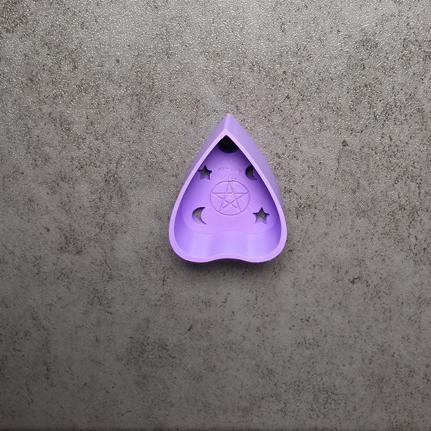 Ouija Board, Planchette,(Spirit Board) Hide for Jumping Spiders, Magnetic, open front