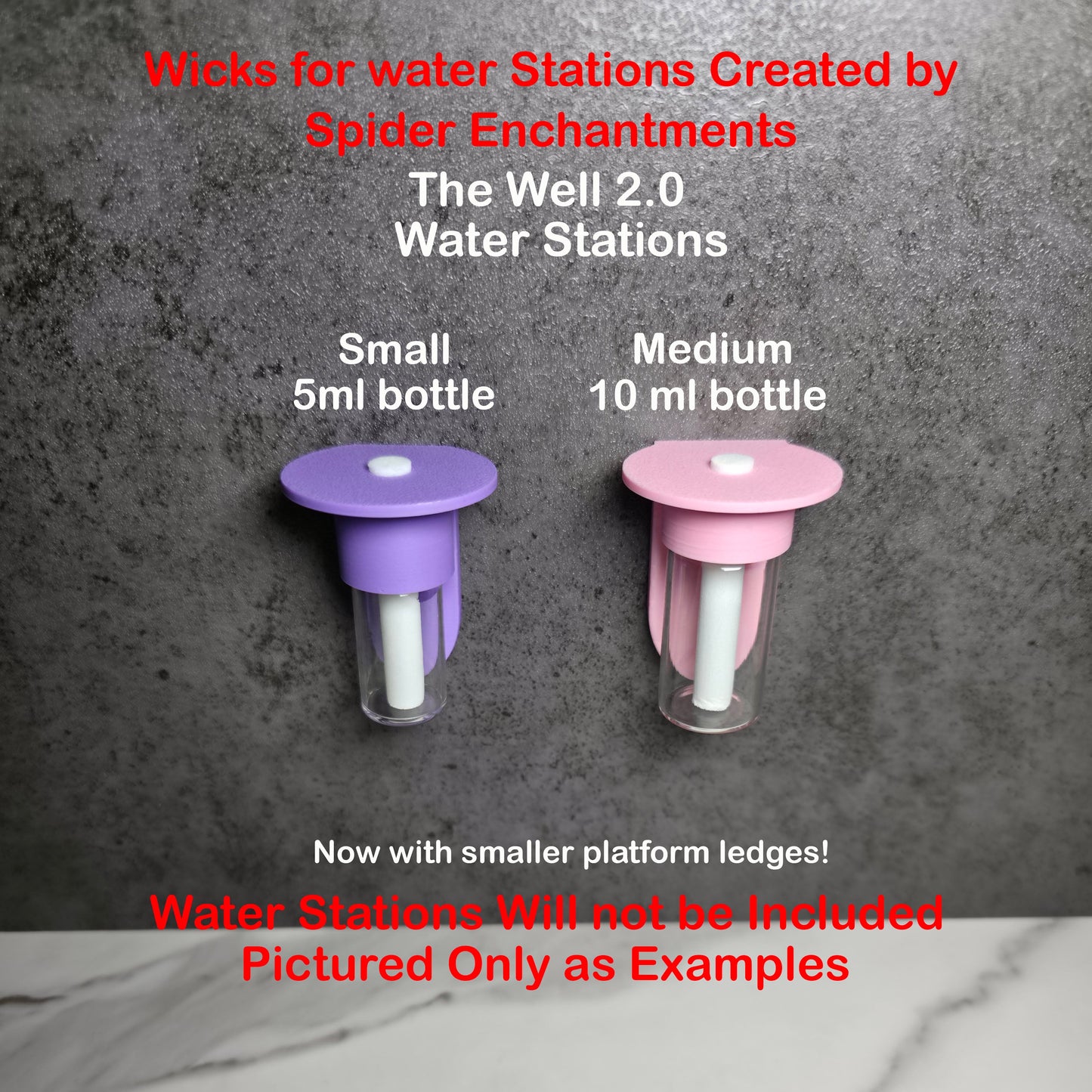 Wick Refills for The Oasis and The Well Water Stations (Spider Enchantments original design). DIY Cut to size yourself
