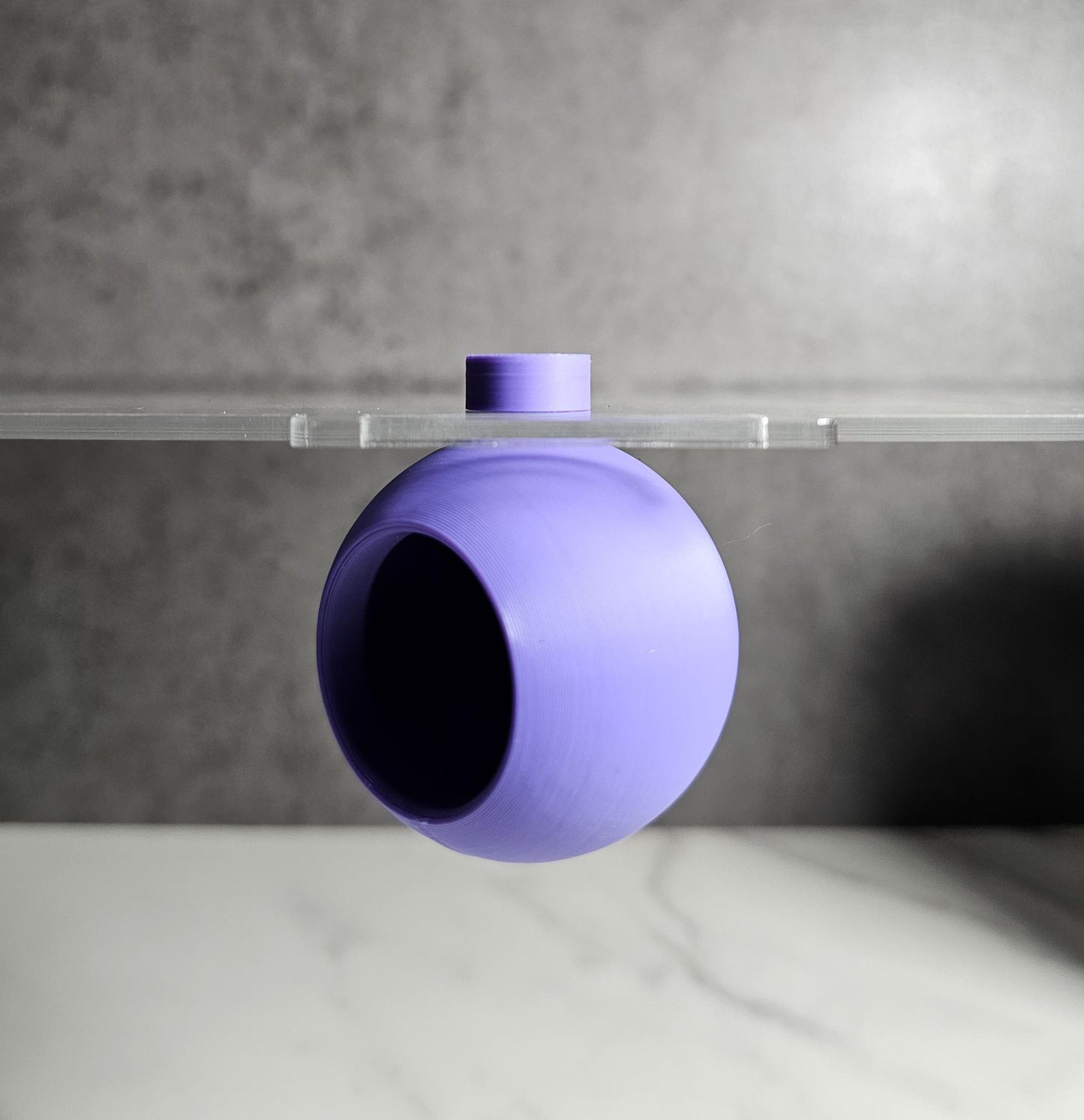 Sphere Hide for Jumping Spiders or arboreal Tarantula Slings/Juveniles, magnetic Top Install
