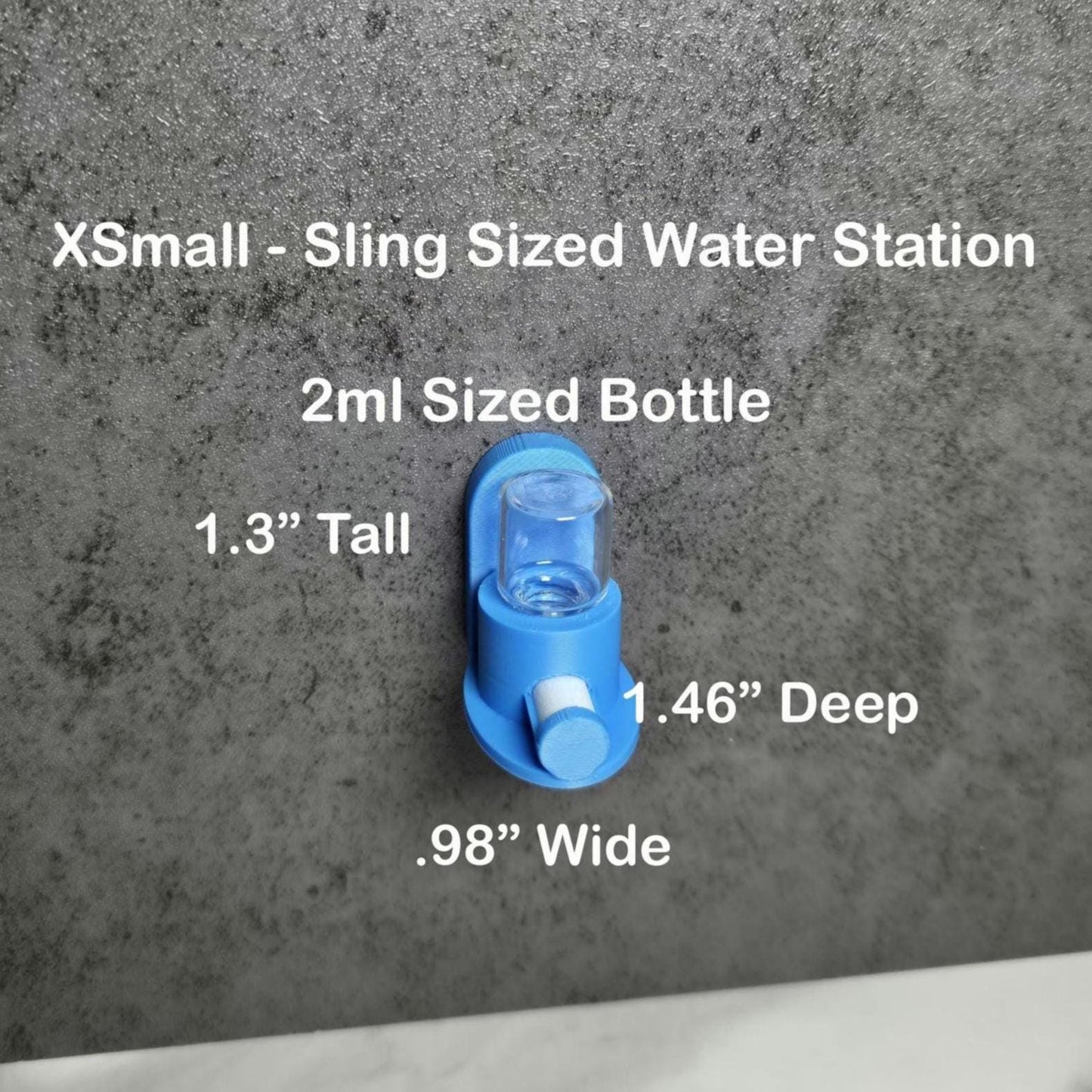 Jumping Spider water station,Magnetic, includes 2 water Wicks! (The Oasis by Spider Enchantments)