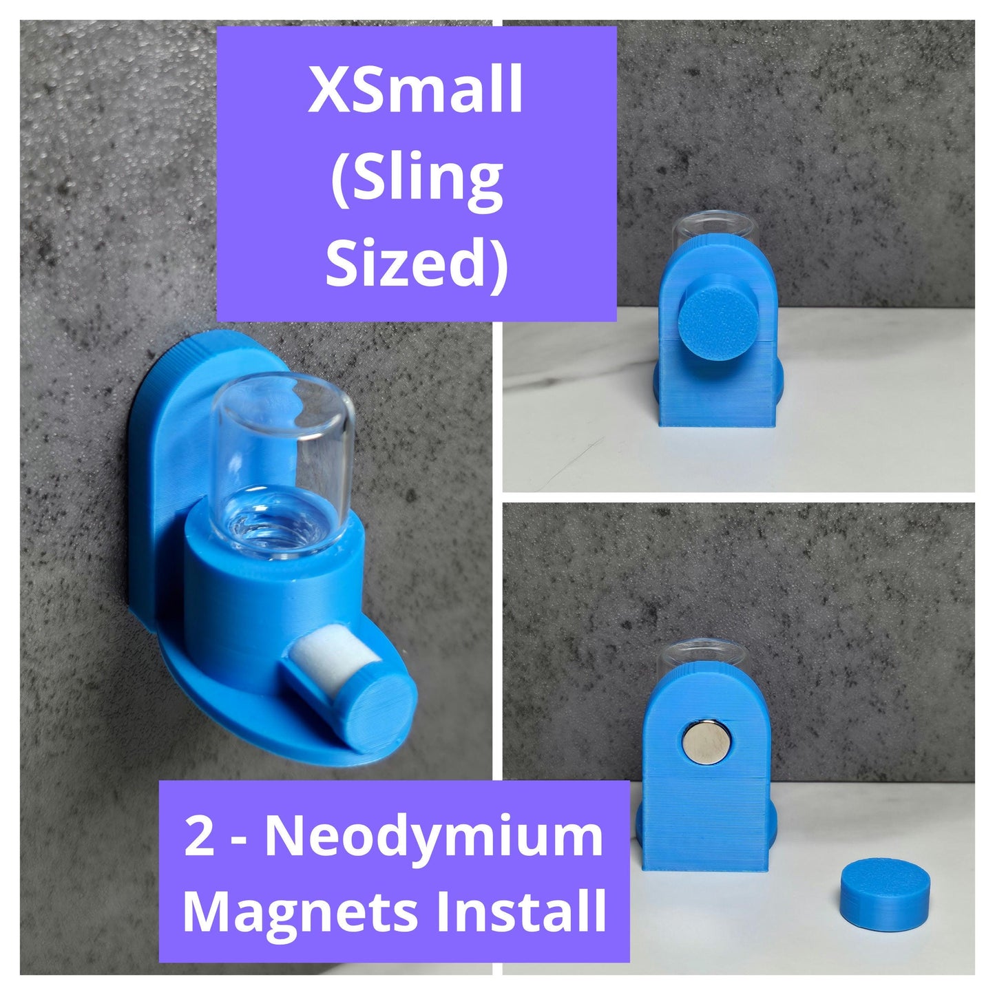 Jumping Spider water station,Magnetic, includes 2 water Wicks! (The Oasis by Spider Enchantments)