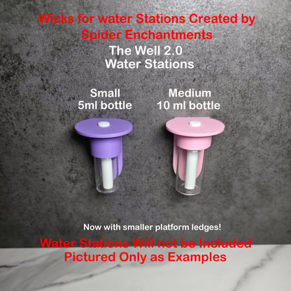 Wick Refills for The Oasis and The Well Water Stations (Spider Enchantments original design). DIY Cut to size yourself