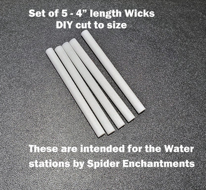 Wick Refills for The Oasis and The Well Water Stations (Spider Enchantments original design). DIY Cut to size yourself