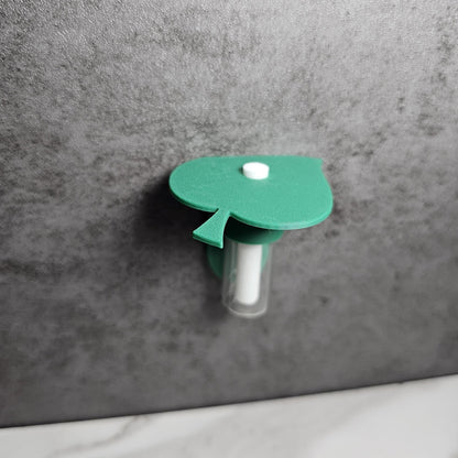 The Well Leaf base-a water feeder For Jumping Spiders, Lower Bottle, Leaf Platform/shelf, Magnetic, includes 2 water Wicks!