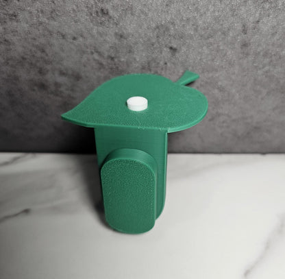 The Well Leaf base-a water feeder For Jumping Spiders, Lower Bottle, Leaf Platform/shelf, Magnetic, includes 2 water Wicks!
