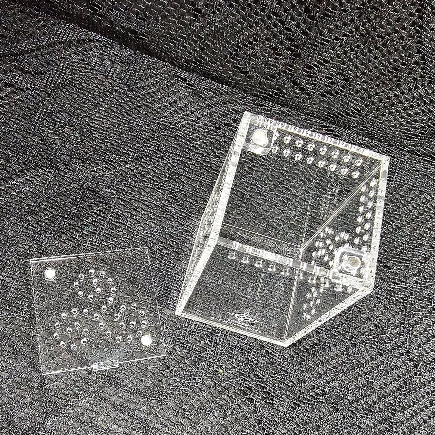 Spiderling Enclosure - Perfect for Velvet Spiders! (Web Haven) 3"Hx2"Wx2"L